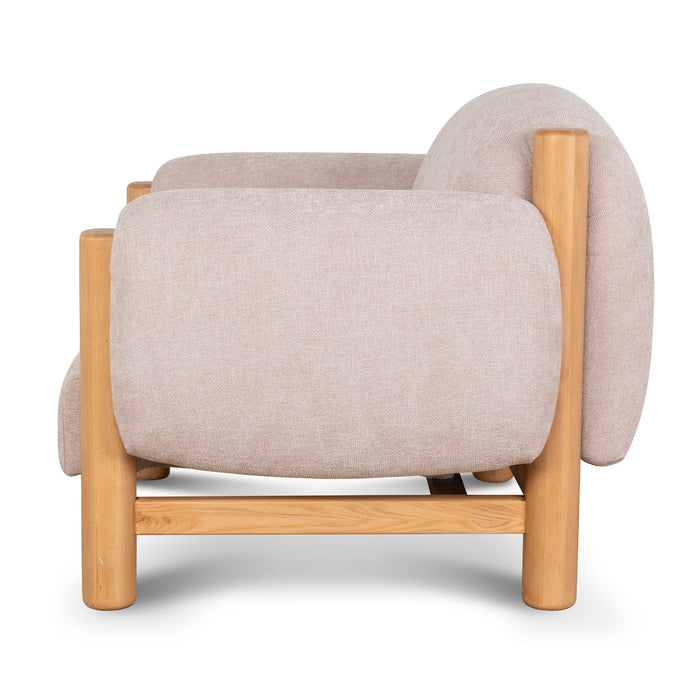 Luca Natural Armchair - Nicki Blush