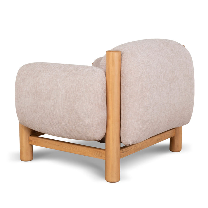 Luca Natural Armchair - Nicki Blush