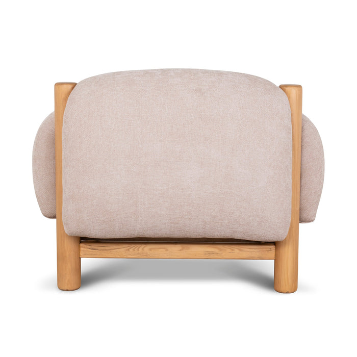 Luca Natural Armchair - Nicki Blush