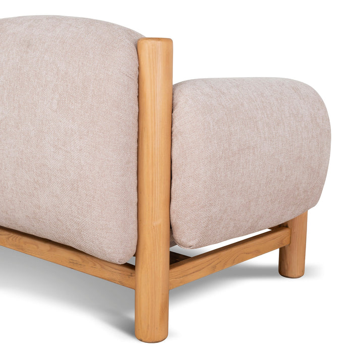 Luca Natural Armchair - Nicki Blush