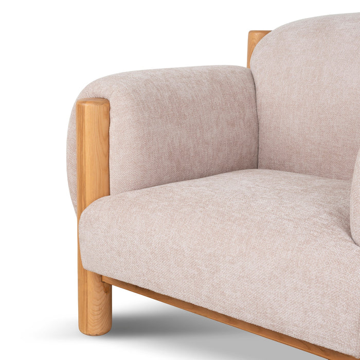 Luca Natural Armchair - Nicki Blush