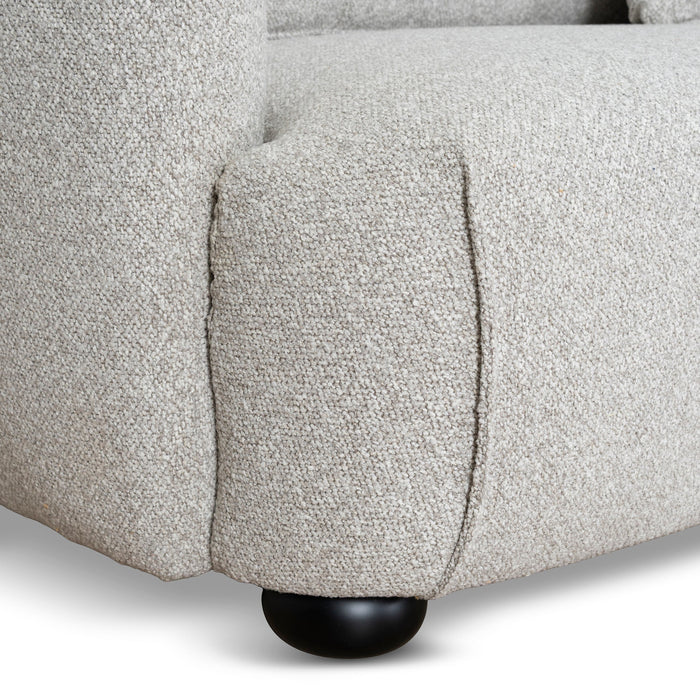 Marius 3 Seater Right Chaise Sofa - Clay Grey