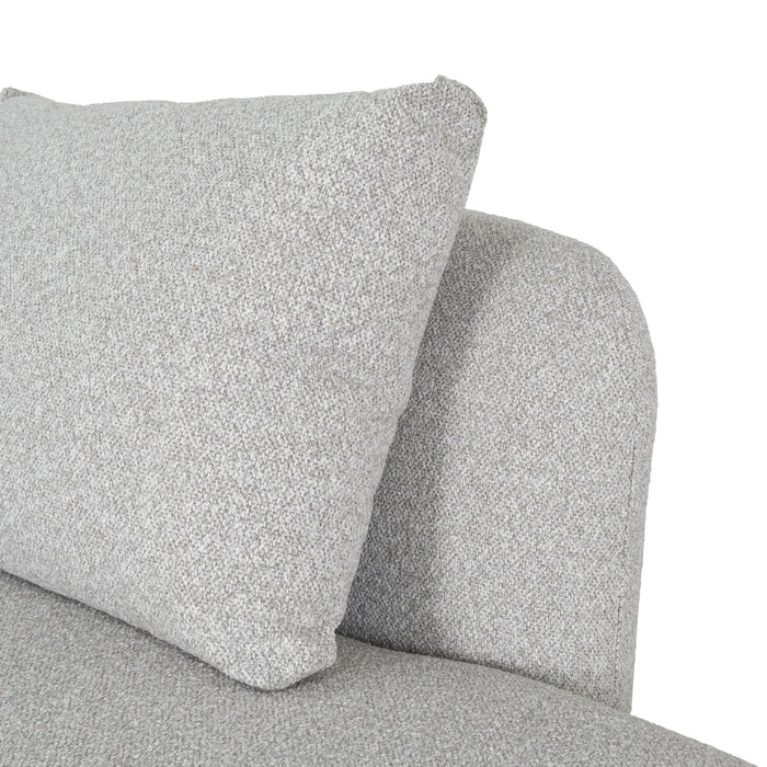 Marius 3 Seater Right Chaise Sofa - Clay Grey