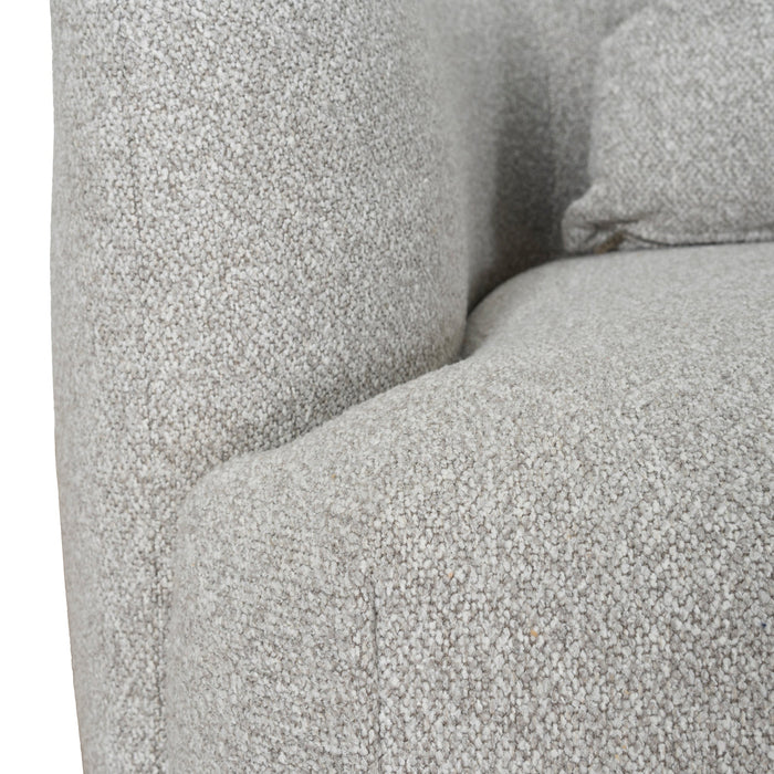 Marius 3 Seater Right Chaise Sofa - Clay Grey