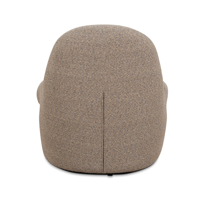 Nalini Swivel Lounge Chair - Granite Boucle