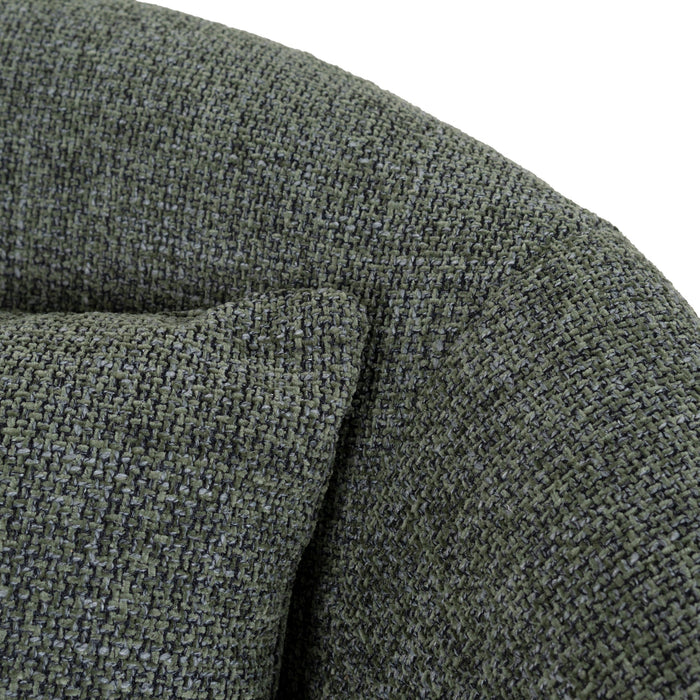 Janis Swivel Armchair - Moss Green