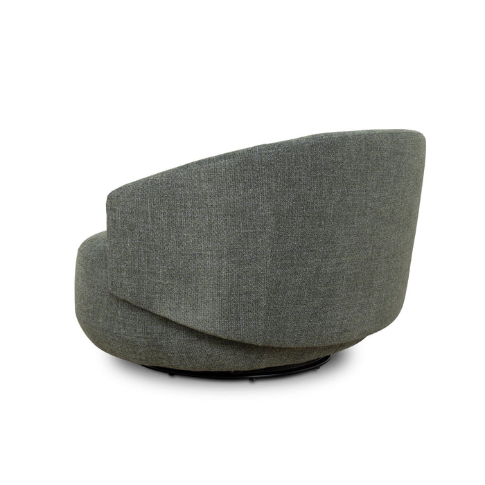 Janis Swivel Armchair - Moss Green