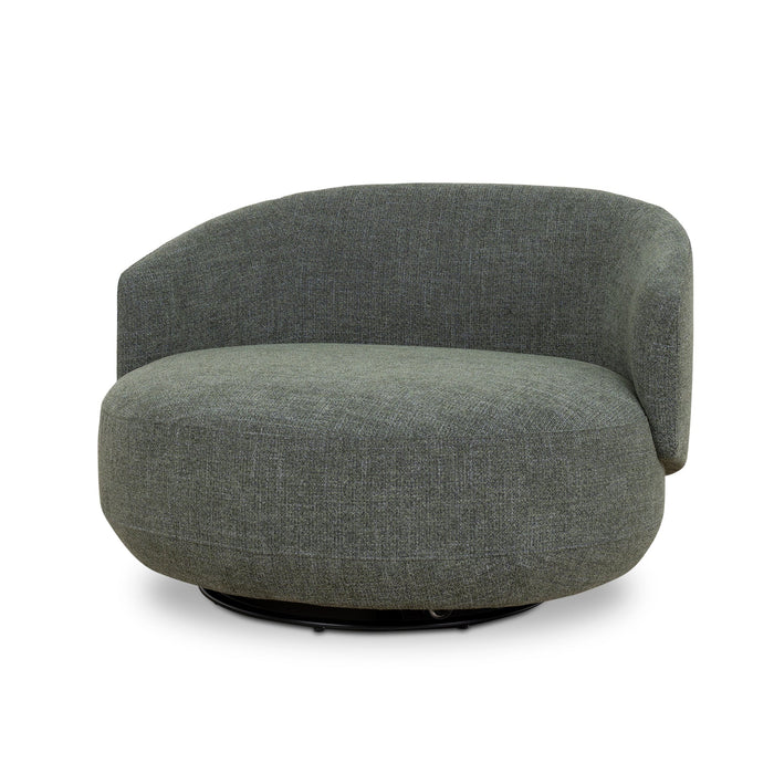 Janis Swivel Armchair - Moss Green
