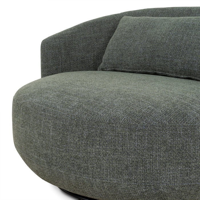 Janis Swivel Armchair - Moss Green