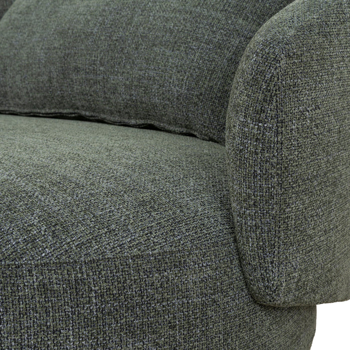 Janis Swivel Armchair - Moss Green