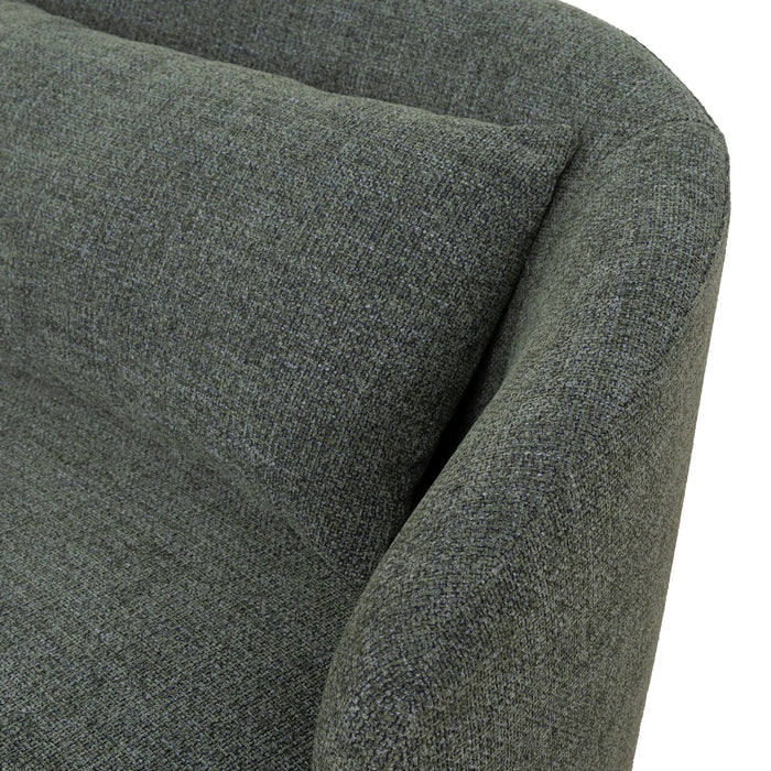Janis Swivel Armchair - Moss Green