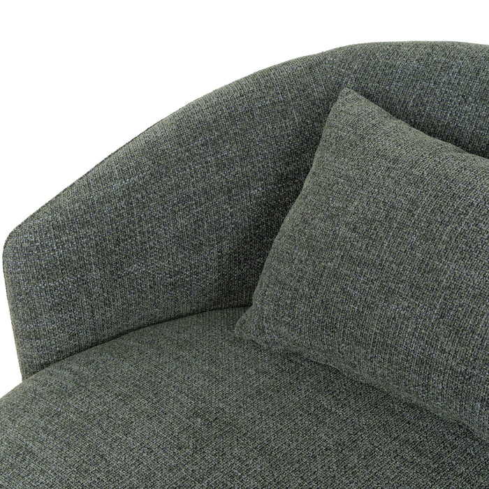 Janis Swivel Armchair - Moss Green