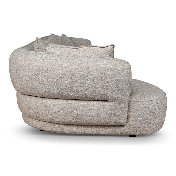 Rowe Left Chaise Sofa - Pale Beige