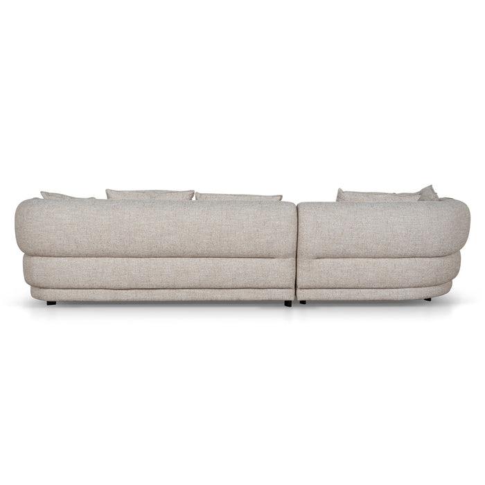 Rowe Left Chaise Sofa - Pale Beige