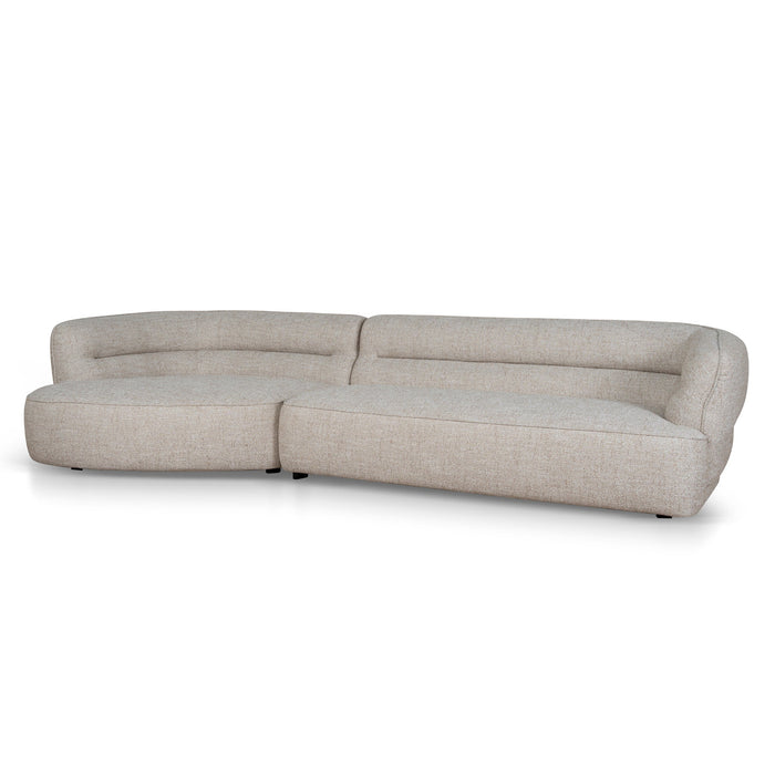 Rowe Left Chaise Sofa - Pale Beige