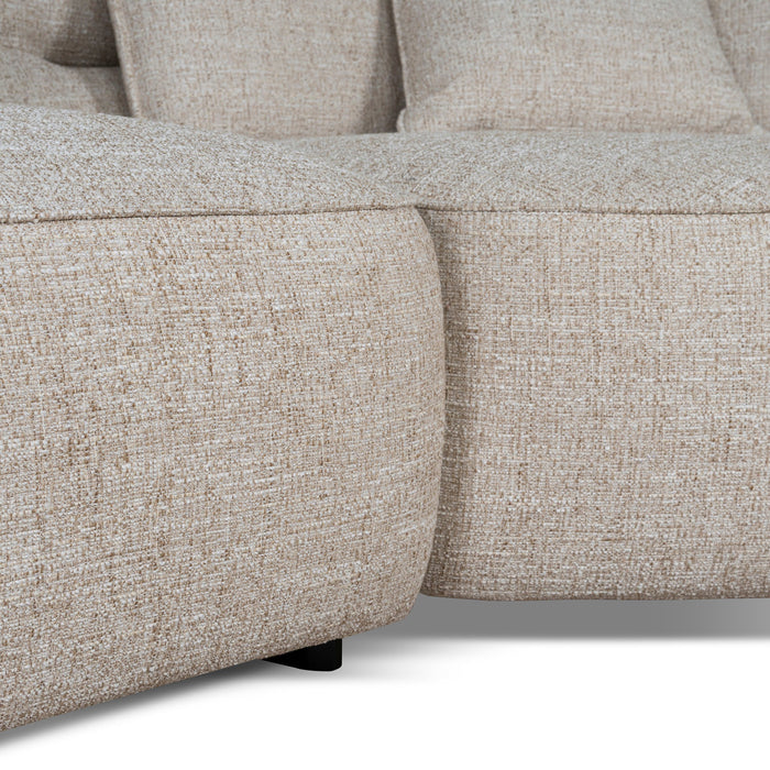 Rowe Right Chaise Sofa - Pale Beige