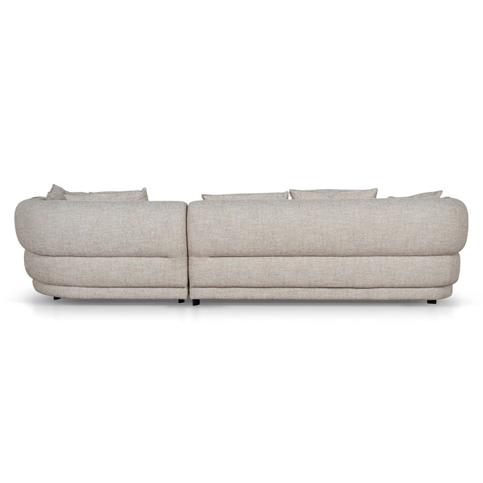 Rowe Right Chaise Sofa - Pale Beige