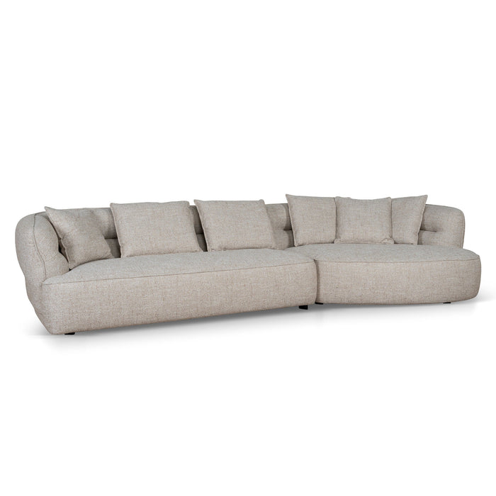 Rowe Right Chaise Sofa - Pale Beige
