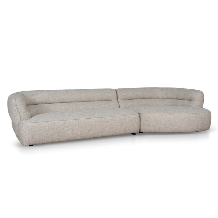 Rowe Right Chaise Sofa - Pale Beige