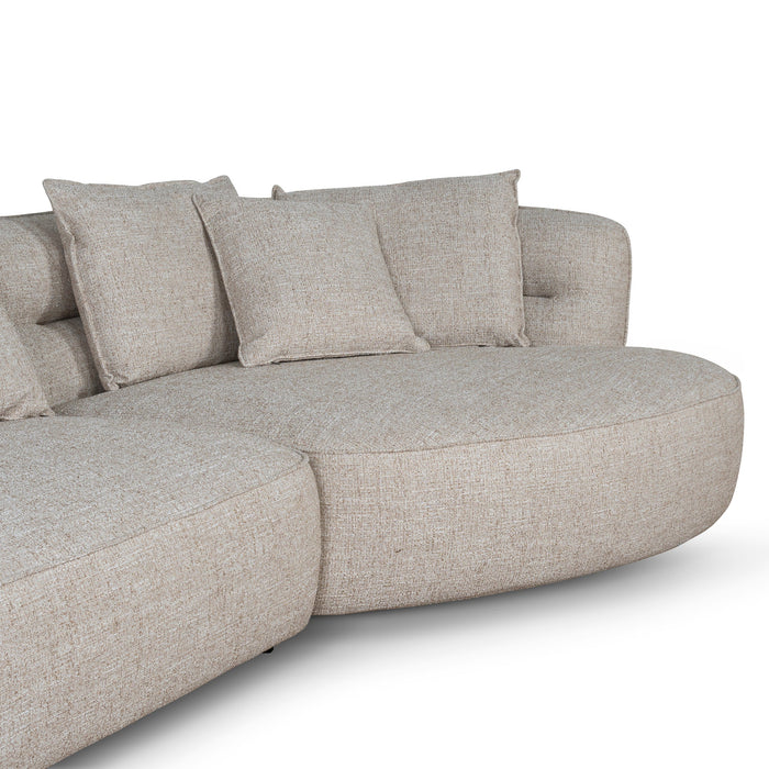 Rowe Right Chaise Sofa - Pale Beige