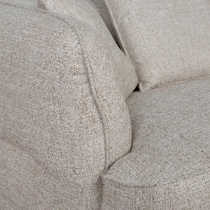 Rowe Right Chaise Sofa - Pale Beige