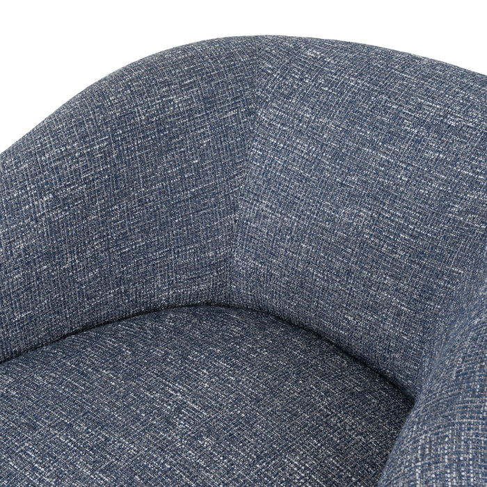 Jensen Swivel Armchair - Prussian Blue