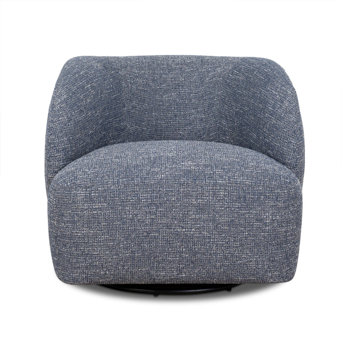 Jensen Swivel Armchair - Prussian Blue