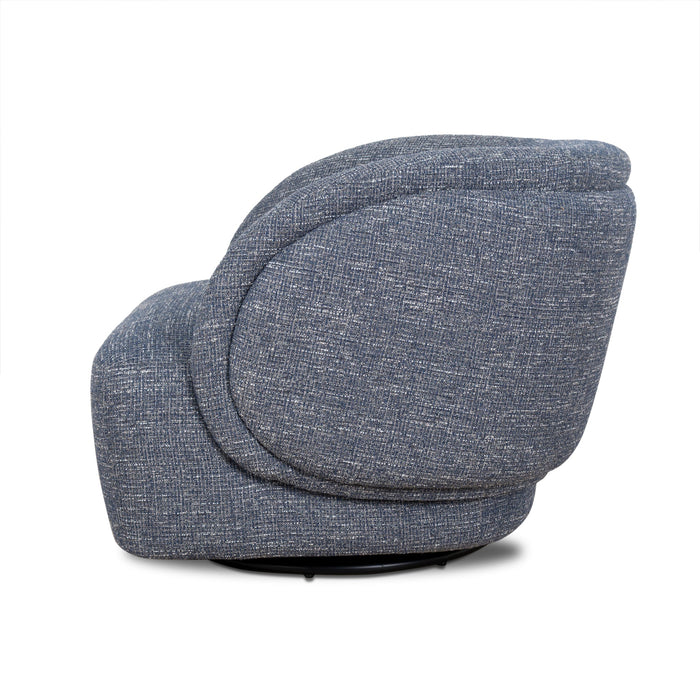 Jensen Swivel Armchair - Prussian Blue
