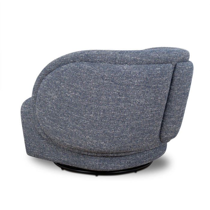Jensen Swivel Armchair - Prussian Blue