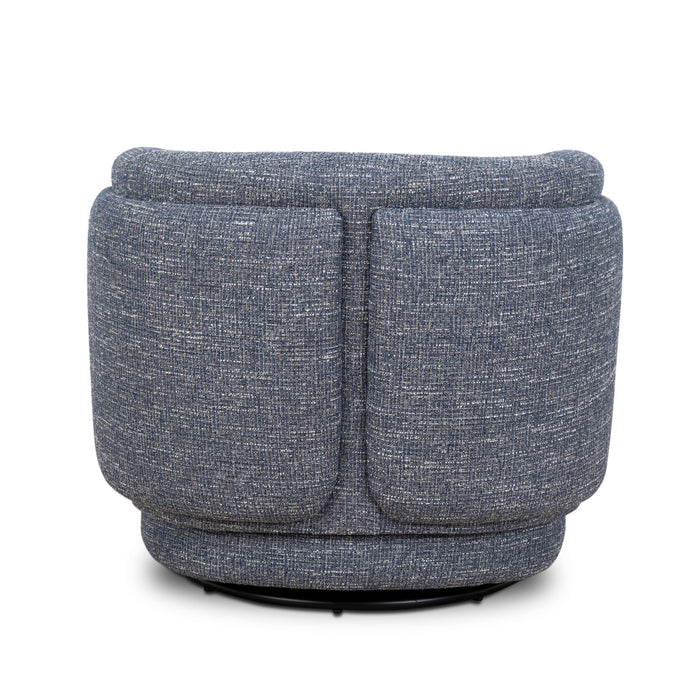 Jensen Swivel Armchair - Prussian Blue