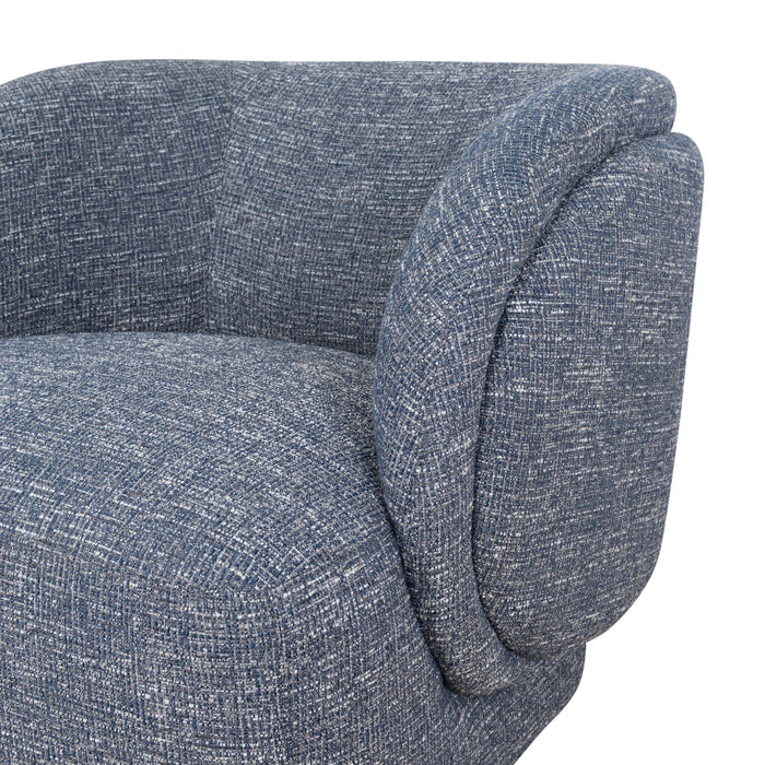 Jensen Swivel Armchair - Prussian Blue