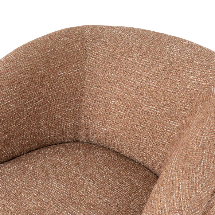 Jensen Swivel Armchair - Russet Brown