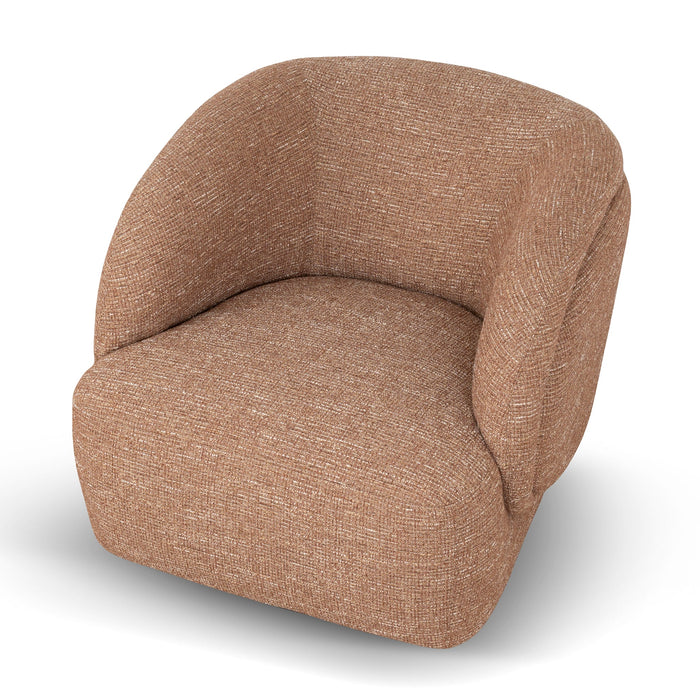 Jensen Swivel Armchair - Russet Brown