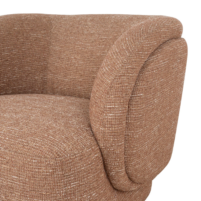 Jensen Swivel Armchair - Russet Brown