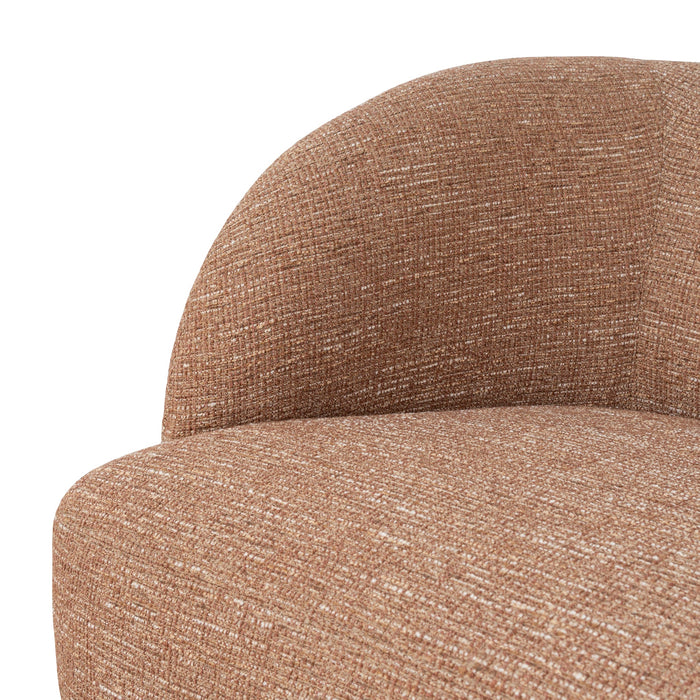 Jensen Swivel Armchair - Russet Brown