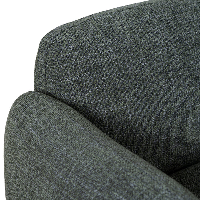 Gosling Right Chaise Modular Sofa - Moss Green