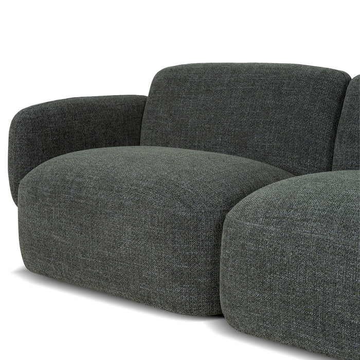 Gosling Right Chaise Modular Sofa - Moss Green