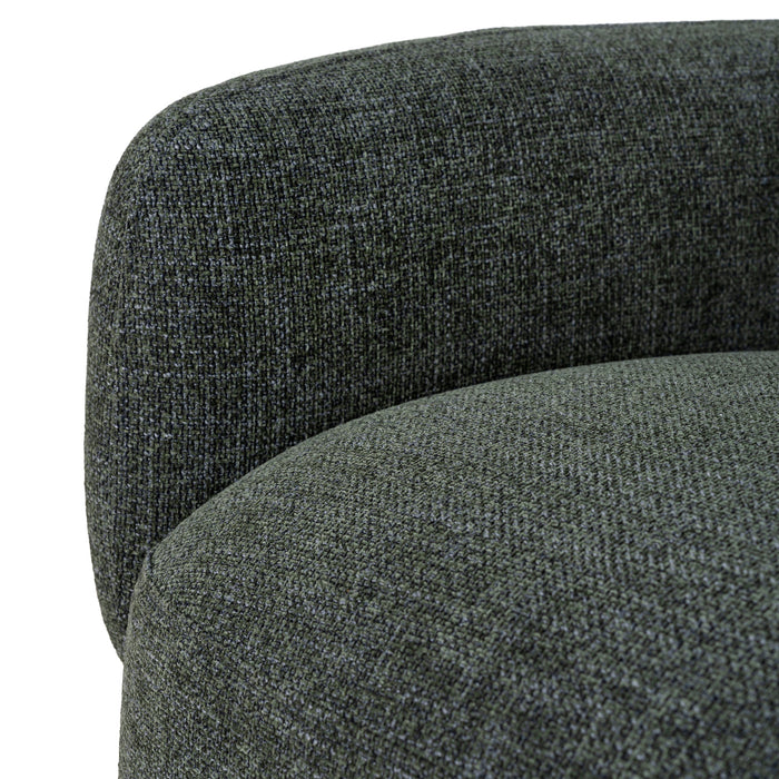 Gosling Right Chaise Modular Sofa - Moss Green