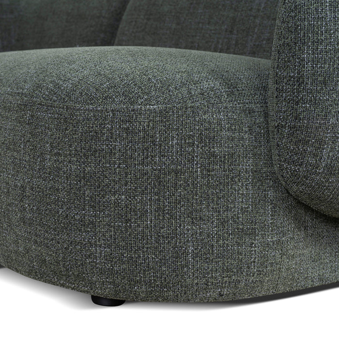 Gosling Right Chaise Modular Sofa - Moss Green