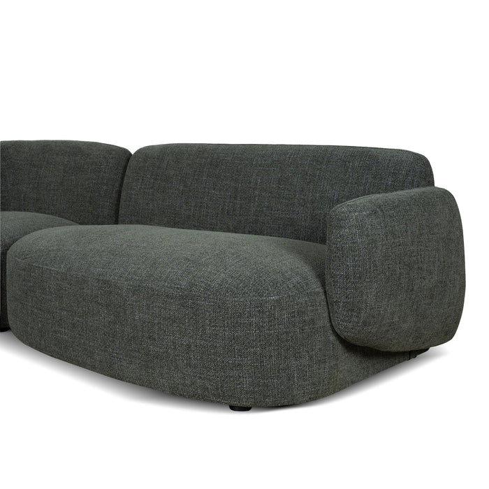 Gosling Right Chaise Modular Sofa - Moss Green