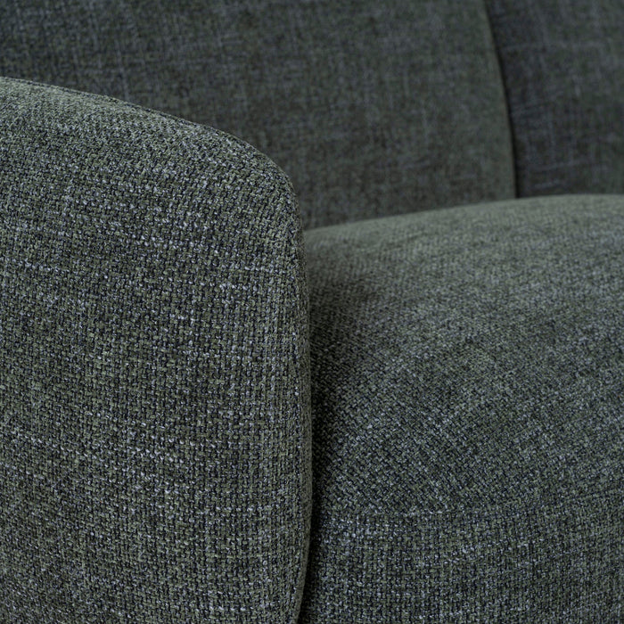 Gosling Right Chaise Modular Sofa - Moss Green