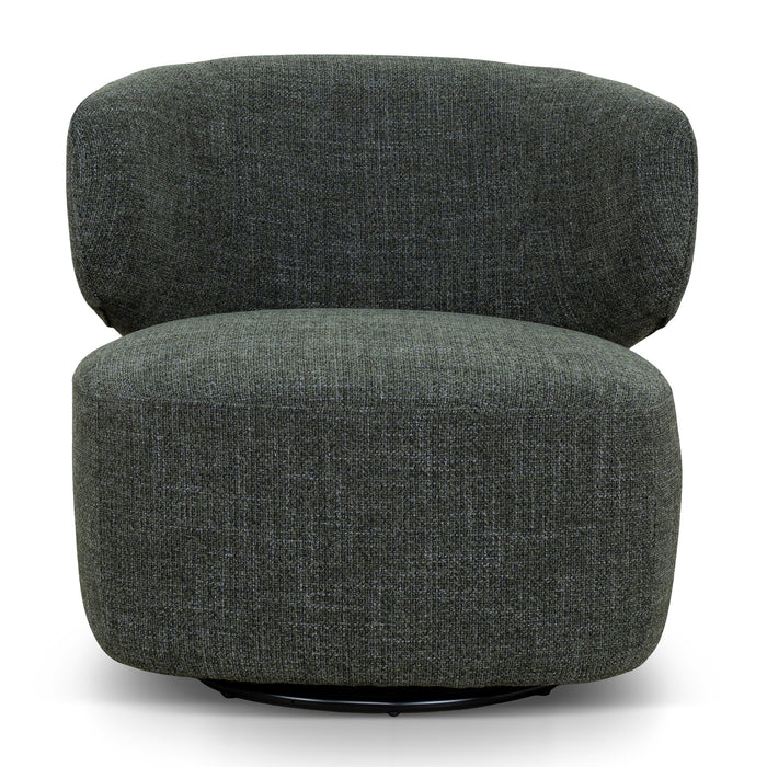 Zenith Swivel Armchair - Moss Green
