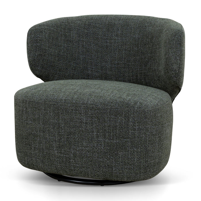 Zenith Swivel Armchair - Moss Green