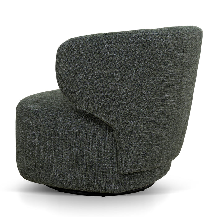 Zenith Swivel Armchair - Moss Green