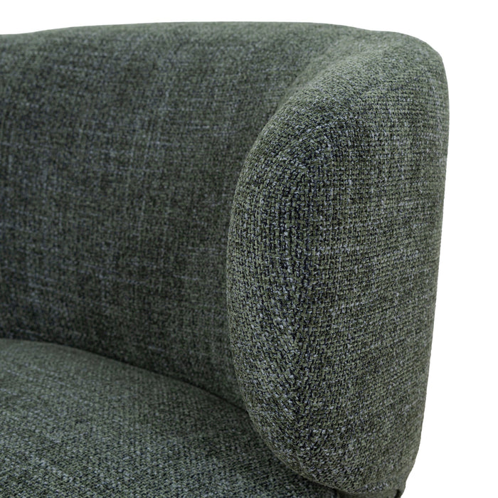 Zenith Swivel Armchair - Moss Green