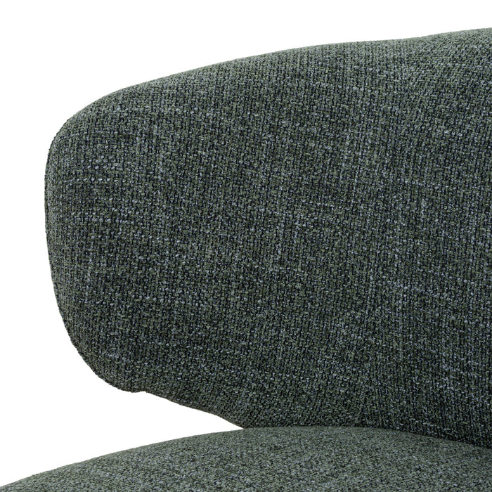 Zenith Swivel Armchair - Moss Green