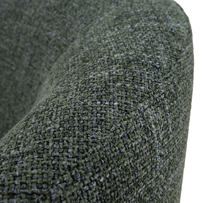 Zenith Swivel Armchair - Moss Green