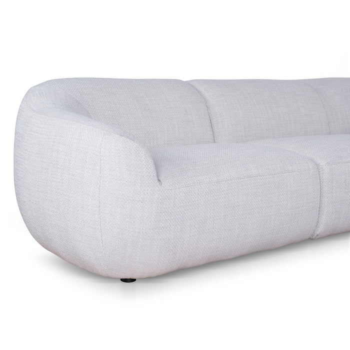 Howse Extended Corner Fabric Sofa - Taupe Beige