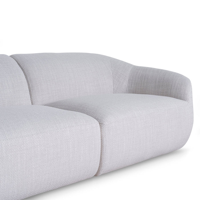 Howse Extended Corner Fabric Sofa - Taupe Beige