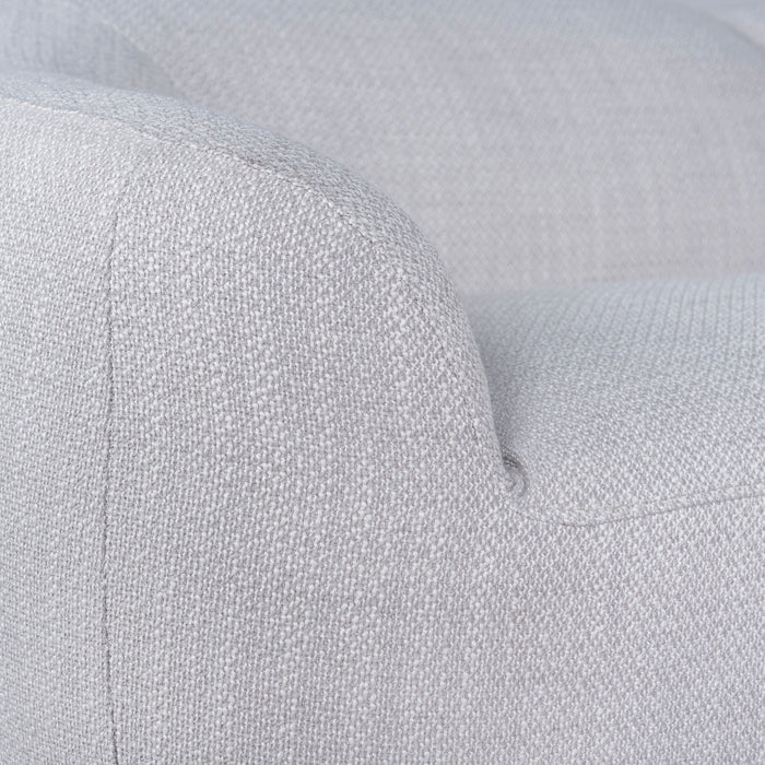 Howse Extended Corner Fabric Sofa - Taupe Beige